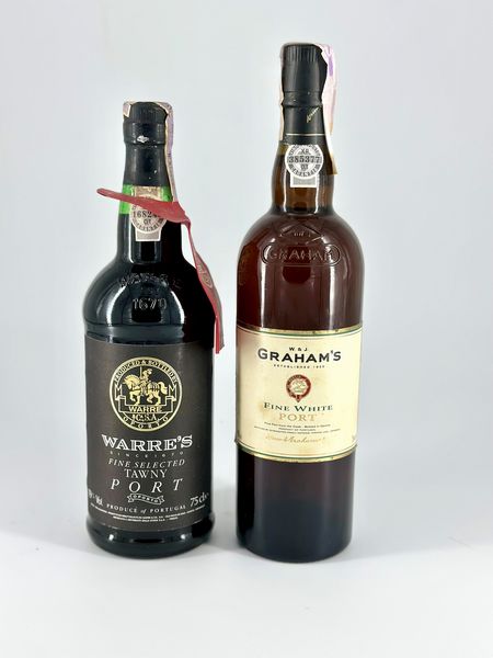 Graham's Fine White Port, Warre's Fine Tawny Port  - Asta Whisky & Whiskey and other Fine Spirits - Associazione Nazionale - Case d'Asta italiane