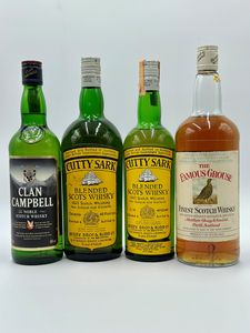 Clan Campbell Scotch Whisky - Cutty Sark - Famous Grouse Scotch Whisky  - Asta Whisky & Whiskey and other Fine Spirits - Associazione Nazionale - Case d'Asta italiane