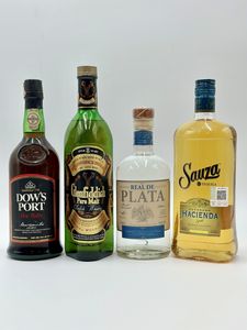 Dow's Port - Glenfiddich Whisky - Tequila Plata - Sauza Tequila  - Asta Whisky & Whiskey and other Fine Spirits - Associazione Nazionale - Case d'Asta italiane