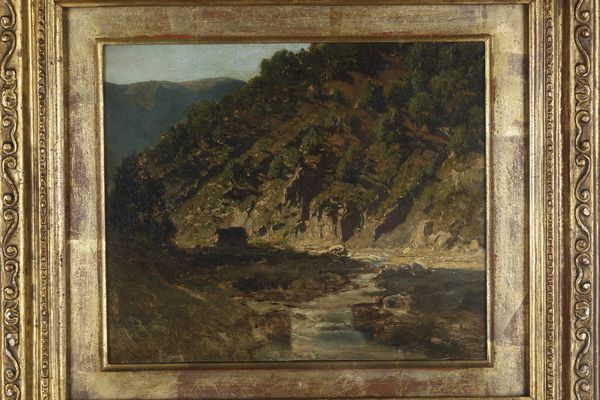 ALBERTO PASINI : Paesaggio  - Asta Dipinti del XIX e XX secolo - Associazione Nazionale - Case d'Asta italiane