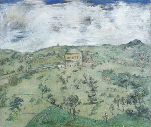 Oscar Saccorotti : Albaro, vecchia villa genovese  - Asta Dipinti del XIX e XX secolo - Associazione Nazionale - Case d'Asta italiane