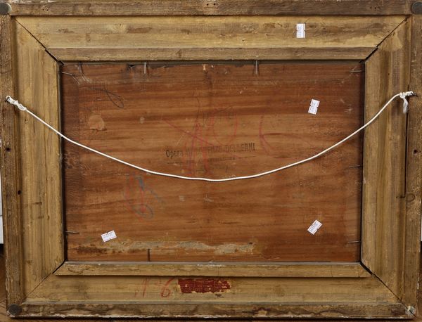 Lorenzo Delleani : Paesaggio  - Asta Dipinti del XIX e XX secolo - Associazione Nazionale - Case d'Asta italiane