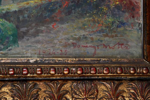 Domingo Motta : Veduta romana  - Asta Dipinti del XIX e XX secolo - Associazione Nazionale - Case d'Asta italiane