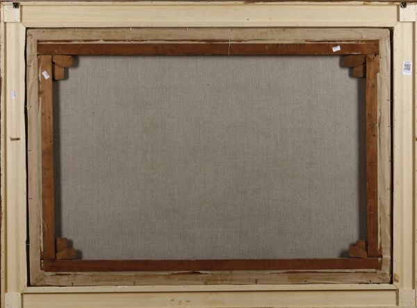 Cesare Maggi : Veduta di montagna innevata  - Asta Dipinti del XIX e XX secolo - Associazione Nazionale - Case d'Asta italiane