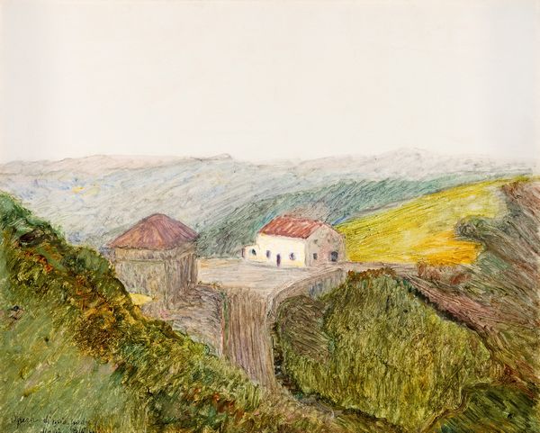 Giuseppe Pellizza da Volpedo : Ricovero N.2 del Penice o La cantoniera al passo del<BR>Penice  - Asta Dipinti del XIX e XX secolo - Associazione Nazionale - Case d'Asta italiane