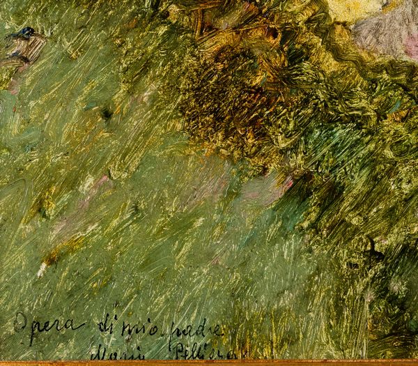 Giuseppe Pellizza da Volpedo : Ricovero N.2 del Penice o La cantoniera al passo del<BR>Penice  - Asta Dipinti del XIX e XX secolo - Associazione Nazionale - Case d'Asta italiane