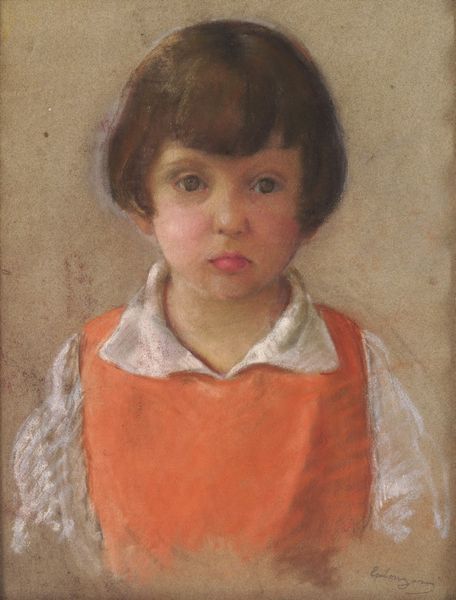Emilio Longoni : Ritratto infantile (1910 ca.)  - Asta Dipinti del XIX e XX secolo - Associazione Nazionale - Case d'Asta italiane
