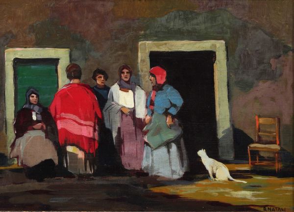 Renato Natali : Figure  - Asta Dipinti del XIX e XX secolo - Associazione Nazionale - Case d'Asta italiane