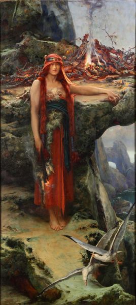 Herbert Gandy : Vestale, 1904  - Asta Dipinti del XIX e XX secolo - Associazione Nazionale - Case d'Asta italiane