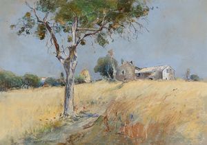 Giuseppe Casciaro - Veduta campestre