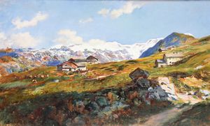 Alberto Falchetti - Paesaggio montano