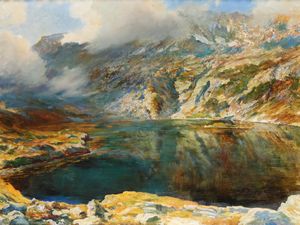 Alberto Falchetti - Lago di montagna