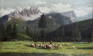 Carlo Costantino Tagliabue - Dintorni di Cortina, 1939