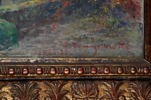 Domingo Motta : Veduta romana  - Asta Dipinti del XIX e XX secolo - Associazione Nazionale - Case d'Asta italiane