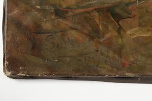 Gustave Surand : Tigre a riposo, 1929  - Asta Dipinti del XIX e XX secolo - Associazione Nazionale - Case d'Asta italiane