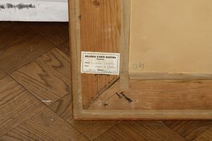 Romolo Pergola : Veduta di porto  - Asta Dipinti del XIX e XX secolo - Associazione Nazionale - Case d'Asta italiane