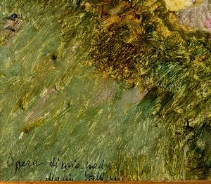 Giuseppe Pellizza da Volpedo : Ricovero N.2 del Penice o La cantoniera al passo del<BR>Penice  - Asta Dipinti del XIX e XX secolo - Associazione Nazionale - Case d'Asta italiane