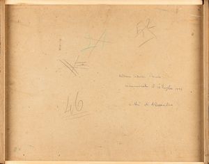 Giuseppe Pellizza da Volpedo : Ricovero N.2 del Penice o La cantoniera al passo del<BR>Penice  - Asta Dipinti del XIX e XX secolo - Associazione Nazionale - Case d'Asta italiane