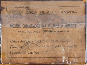 Angelo Morbelli : Partita interessante  - Asta Dipinti del XIX e XX secolo - Associazione Nazionale - Case d'Asta italiane
