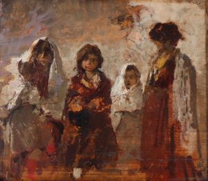 Mosè Bianchi - Fanciulle