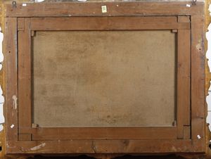 Giuseppe Canella, Attribuito a : Paesaggio con figure  - Asta Dipinti del XIX e XX secolo - Associazione Nazionale - Case d'Asta italiane