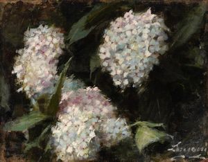 Emilio Longoni - Ortensie (1885 ca.)