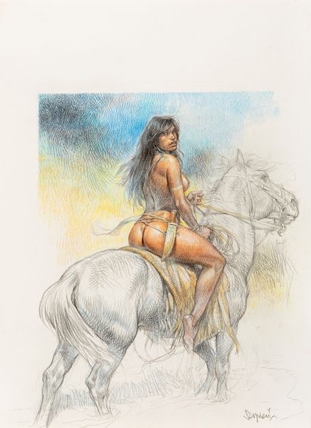 Paolo Eleuteri Serpieri : Druuna  - Asta Maestri dell'Illustrazione: Collezione Cereda - Associazione Nazionale - Case d'Asta italiane