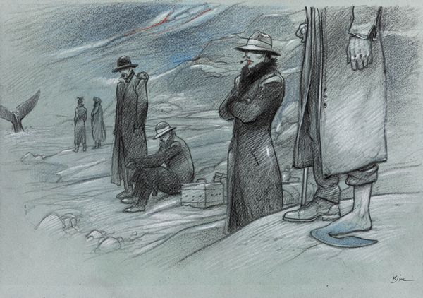 Enki Bilal : Animal'z  - Asta Maestri dell'Illustrazione: Collezione Cereda - Associazione Nazionale - Case d'Asta italiane