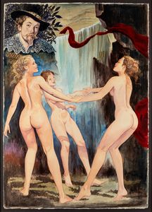 Milo Manara - Il pittore e la modella: Peter Paul Rubens