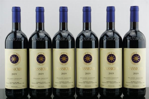 Sassicaia Tenuta San Guido 2019  - Asta AS TIME GOES BY | Vini Pregiati e da Collezione - Associazione Nazionale - Case d'Asta italiane