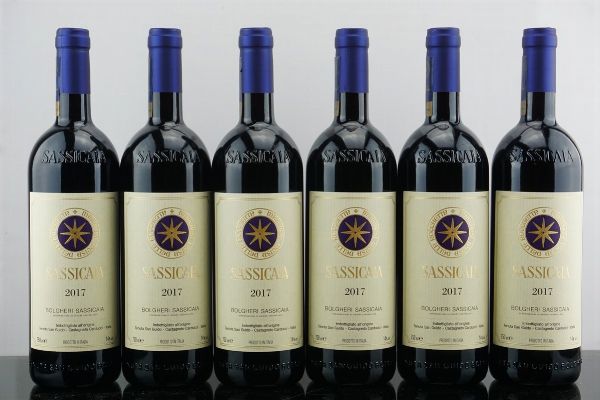 Sassicaia Tenuta San Guido 2017  - Asta AS TIME GOES BY | Vini Pregiati e da Collezione - Associazione Nazionale - Case d'Asta italiane