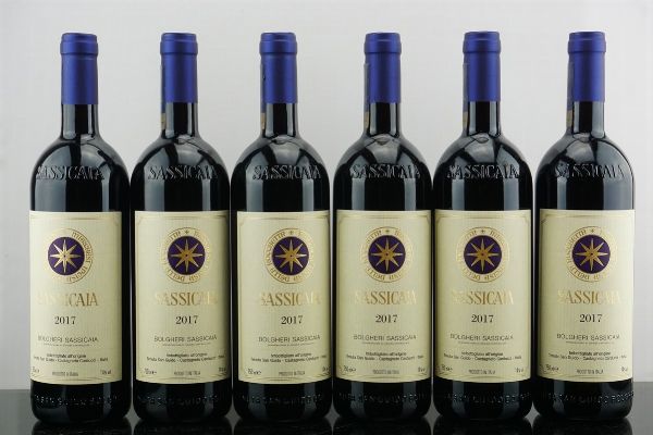 Sassicaia Tenuta San Guido 2017  - Asta AS TIME GOES BY | Vini Pregiati e da Collezione - Associazione Nazionale - Case d'Asta italiane