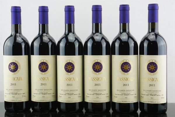 Sassicaia Tenuta San Guido 2011  - Asta AS TIME GOES BY | Vini Pregiati e da Collezione - Associazione Nazionale - Case d'Asta italiane