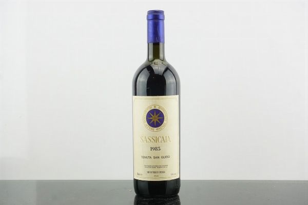 Sassicaia Tenuta San Guido 1985  - Asta AS TIME GOES BY | Vini Pregiati e da Collezione - Associazione Nazionale - Case d'Asta italiane