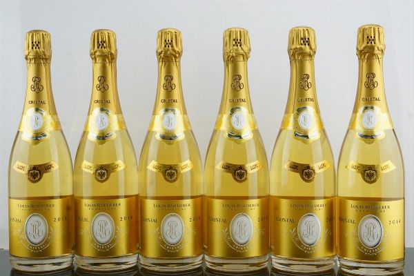 Cristal Louis Roederer 2014  - Asta AS TIME GOES BY | Vini Pregiati e da Collezione - Associazione Nazionale - Case d'Asta italiane