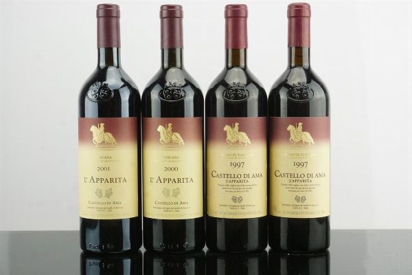 L&rsquo;Apparita Castello di Ama  - Asta AS TIME GOES BY | Vini Pregiati e da Collezione - Associazione Nazionale - Case d'Asta italiane