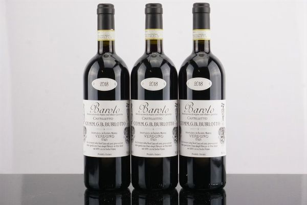 Barolo Castelletto G. B. Burlotto 2018  - Asta AS TIME GOES BY | Vini Pregiati e da Collezione - Associazione Nazionale - Case d'Asta italiane