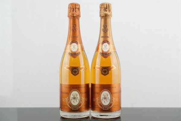 Cristal Ros&eacute; Louis Roederer 2007  - Asta AS TIME GOES BY | Vini Pregiati e da Collezione - Associazione Nazionale - Case d'Asta italiane