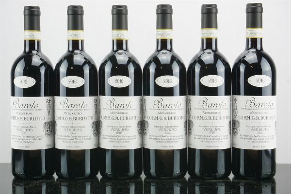Barolo Monvigliero G. B. Burlotto 2016  - Asta AS TIME GOES BY | Vini Pregiati e da Collezione - Associazione Nazionale - Case d'Asta italiane