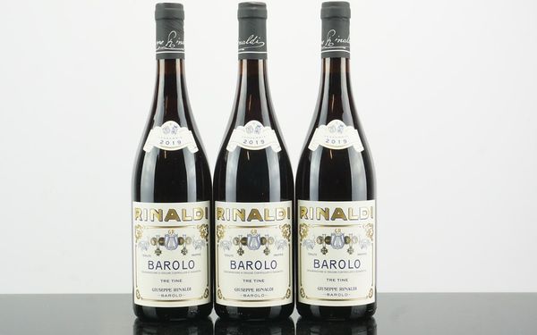 Barolo Tre Tine Giuseppe Rinaldi 2019  - Asta AS TIME GOES BY | Vini Pregiati e da Collezione - Associazione Nazionale - Case d'Asta italiane