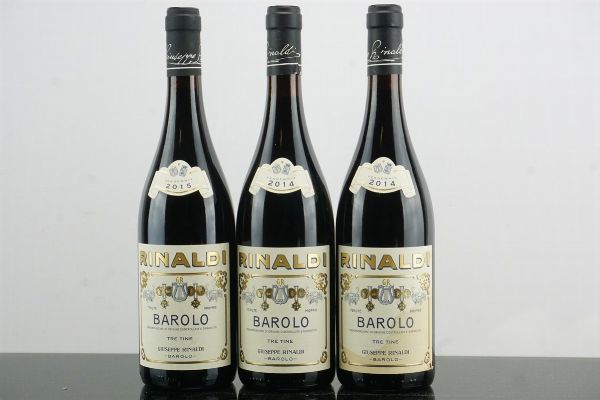 Barolo Tre Tine Giuseppe Rinaldi  - Asta AS TIME GOES BY | Vini Pregiati e da Collezione - Associazione Nazionale - Case d'Asta italiane
