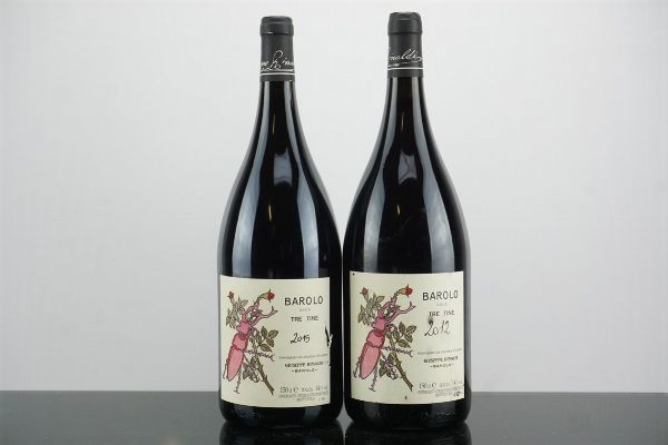 Barolo Tre Tine Giuseppe Rinaldi  - Asta AS TIME GOES BY | Vini Pregiati e da Collezione - Associazione Nazionale - Case d'Asta italiane
