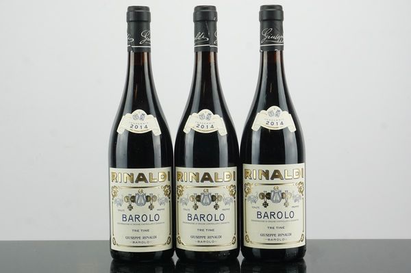 Barolo Tre Tine Giuseppe Rinaldi 2014  - Asta AS TIME GOES BY | Vini Pregiati e da Collezione - Associazione Nazionale - Case d'Asta italiane