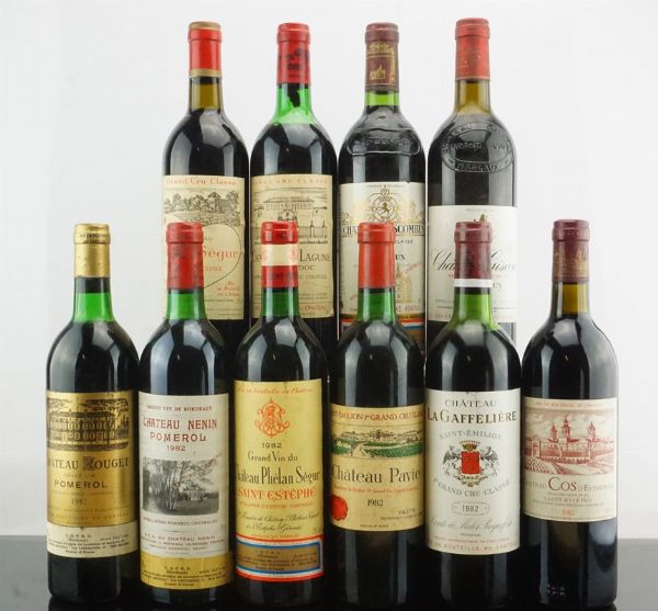 Selezione Bordeaux 1982  - Asta AS TIME GOES BY | Vini Pregiati e da Collezione - Associazione Nazionale - Case d'Asta italiane