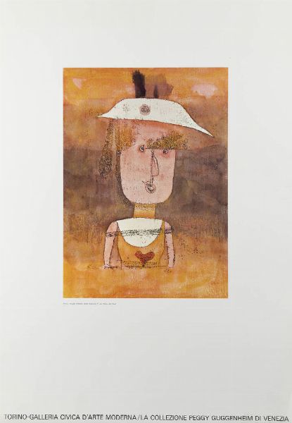 MANIFESTO : Paul Klee. Ritratto della Signora P. nei Paesi del Sud  - Asta Grafica - Associazione Nazionale - Case d'Asta italiane