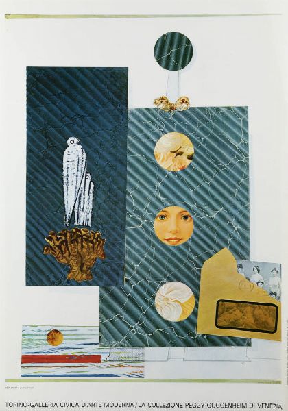 MANIFESTO : Max Ernst. Il postino Cheval  - Asta Grafica - Associazione Nazionale - Case d'Asta italiane