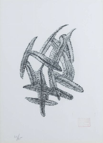 MARK TOBEY Centerville (USA) 1890 - 1976 Basel (Svizzera) : Senza titolo  - Asta Grafica - Associazione Nazionale - Case d'Asta italiane