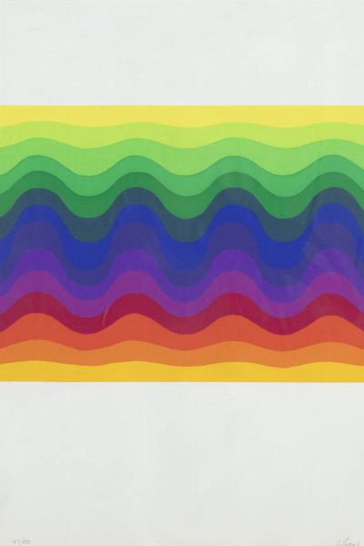 JULIO LE PARC Mendoza 1928 : Senza titolo  - Asta Grafica - Associazione Nazionale - Case d'Asta italiane