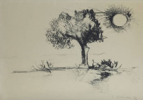 PIERO MARTINA Torino 1912 - 1982 : Albero al sole  - Asta Grafica - Associazione Nazionale - Case d'Asta italiane