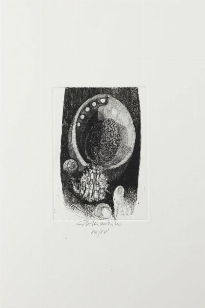 GIACOMO SOFFIANTINO Torino 1929 - 2013 : Conchiglie  - Asta Grafica - Associazione Nazionale - Case d'Asta italiane